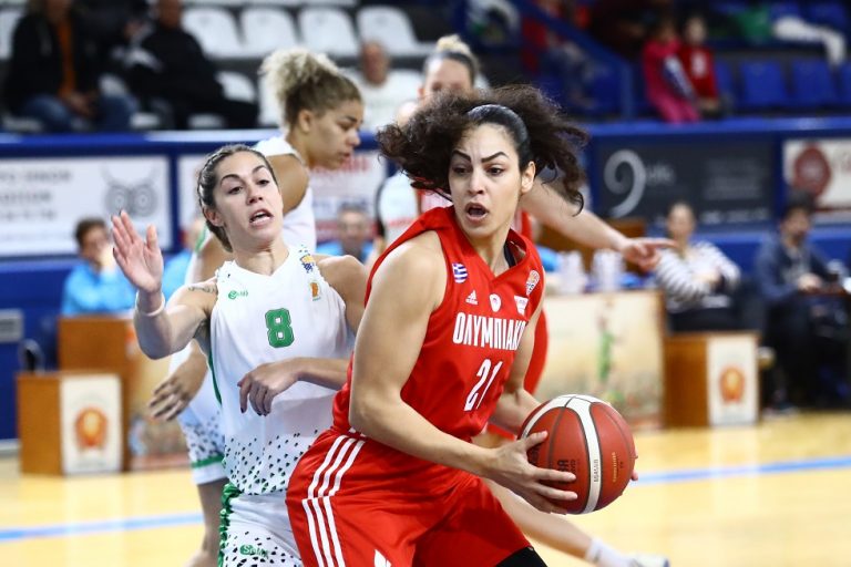 Εύνικος – Ολυμπιακός 41-79: Εύκολο μεσημέρι για τις Ερυθρόλευκες