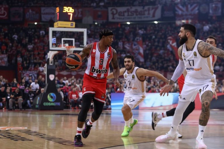 Ολυμπιακός – Ρεάλ Μαδρίτης 71-77: Έχασαν από το… τρίποντο οι «ερυθρόλευκοι»