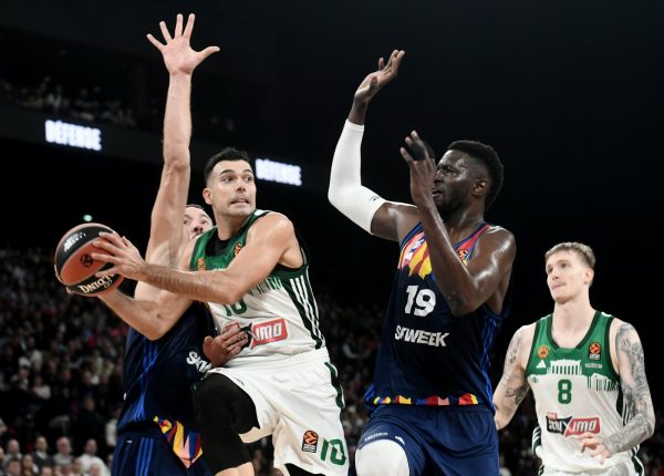 Βιλερμπάν – Παναθηναϊκός 81-89: Ζορίστηκε, αλλά νίκησε τους προτελευταίους Γάλλους