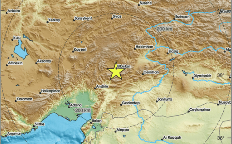 Σεισμός ταρακούνησε την πόλη Αντιγιαμάν στην Τουρκία