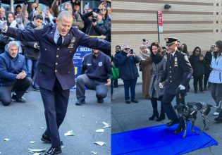 Νέα Υόρκη: Έλληνας διοικητής της Αστυνομίας συνταξιοδοτήθηκε με… νησιώτικα και Σφακιανάκη