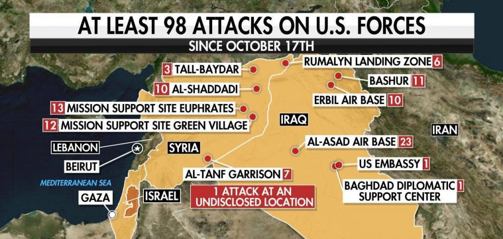 ΗΠΑ: Επιβεβαιωμένες επιθέσεις σε αμερικανικές βάσεις στην Ανατολική Συρία και το Ιράκ