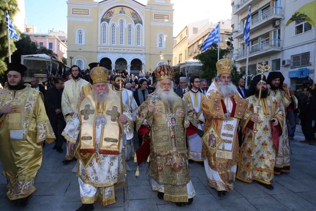 Με λαμπρότητα ο εορτασμός του Πολιούχου Αγίου Σπυρίδωνος  στον Πειραιά