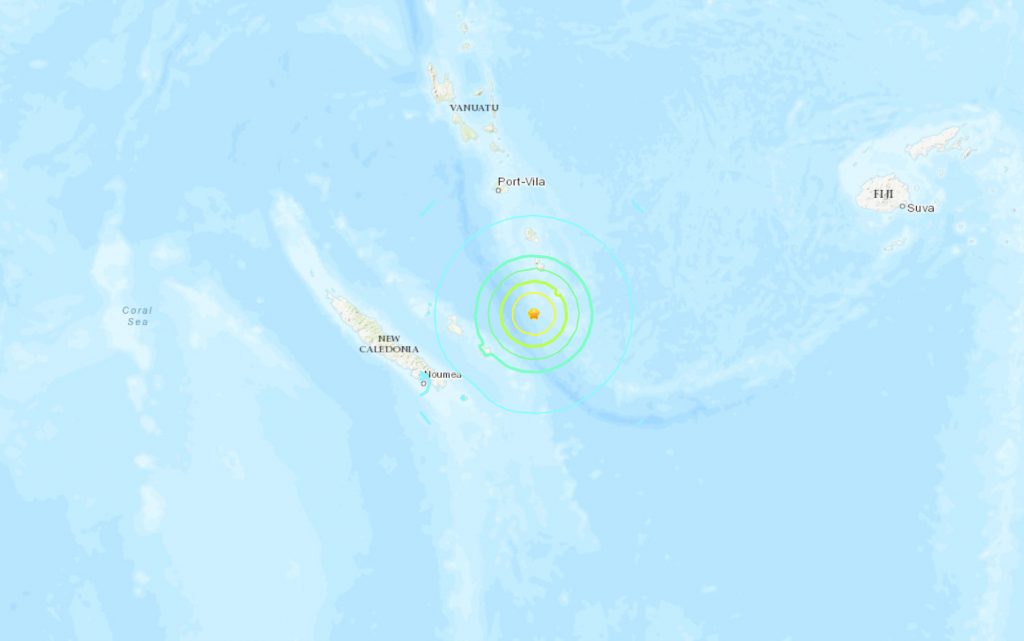 Ειρηνικός: Σεισμός 7,3 Ρίχτερ στο Βανουάτου – Κίνδυνος για τσουνάμι