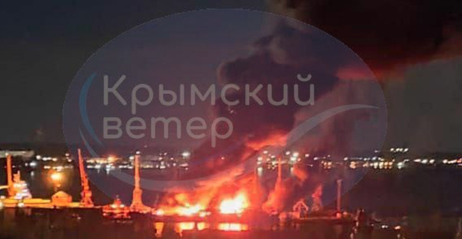 Ουκρανία: Καταστρέψαμε αποβατικό σκάφος του ρωσικού στόλου της Μαύρης Θάλασσας στην Κριμαία