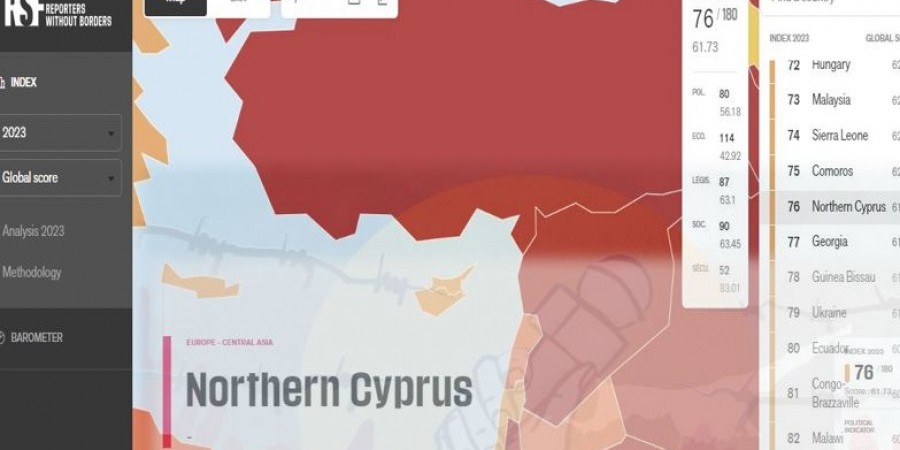 Κύπρος: Ορισαν σύνορα οι Δημοσιογράφοι Χωρίς Σύνορα με τη «Βόρεια Κύπρο»
