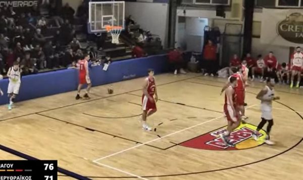 Elite League: Παίκτης του Πανερυθραϊκού γρονθοκόπησε αντίπαλό του (vid)