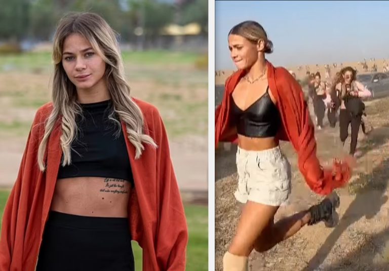 Χαμάς: Συγκλονίζει η ιστορία της «γυναίκας με τα κόκκινα» που σώθηκε από τη σφαγή στο φεστιβάλ