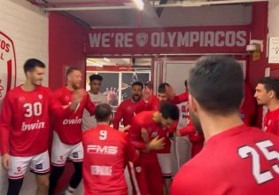 Ολυμπιακός: Η… επίθεση αγάπης στον Μήτρου-Λονγκ, τα παιδικά χαμόγελα και η γιορτή στο ΣΕΦ (vid)