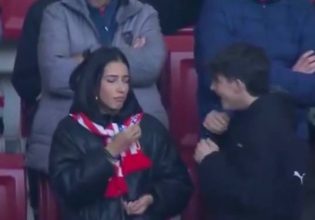 Οπαδός της Ατλέτικο «τρώει άκυρο» σε απευθείας μετάδοση