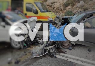 Εύβοια: Σοβαρό τροχαίο με εγκλωβισμένους