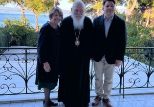Γιώργος Τσούνης: Γιόρτασε τα γενέθλιά του με τον αρχιεπίσκοπο Ιερώνυμο