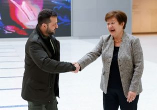 Ουάσιγκτον: Ο Ζελένσκι δηλώνει ευγνώμων για τη στήριξη του ΔΝΤ στην Ουκρανία