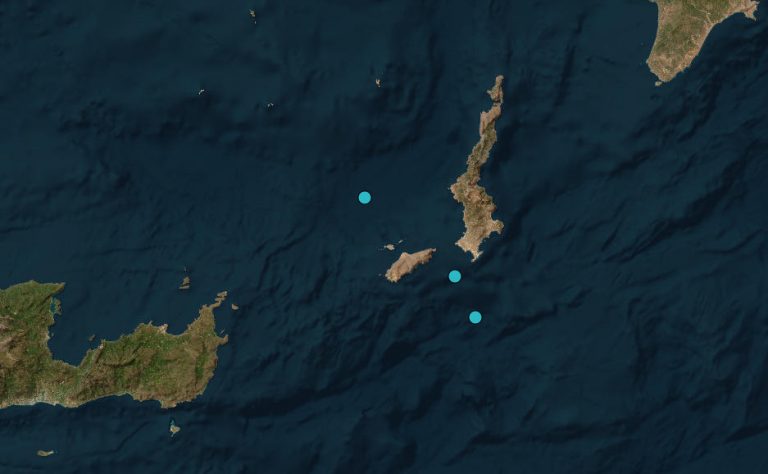 Κάσος: Διπλή σεισμική δόνηση με διαφορά ενός λεπτού