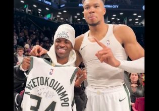 Συνάντηση… κορυφής ανάμεσα σε Αντετοκούνμπο και Βινίσιους (vid)