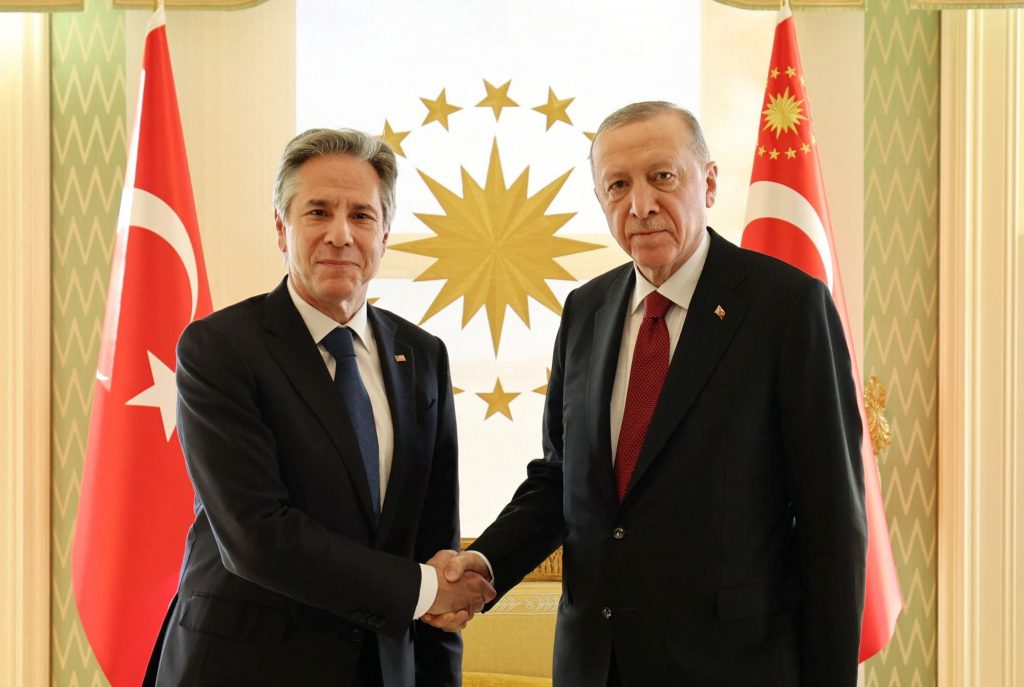 Τουρκία: Με τον Ερντογάν συναντήθηκε ο αμερικανός υπουργός Εξωτερικών, Άντονι Μπλίνκεν