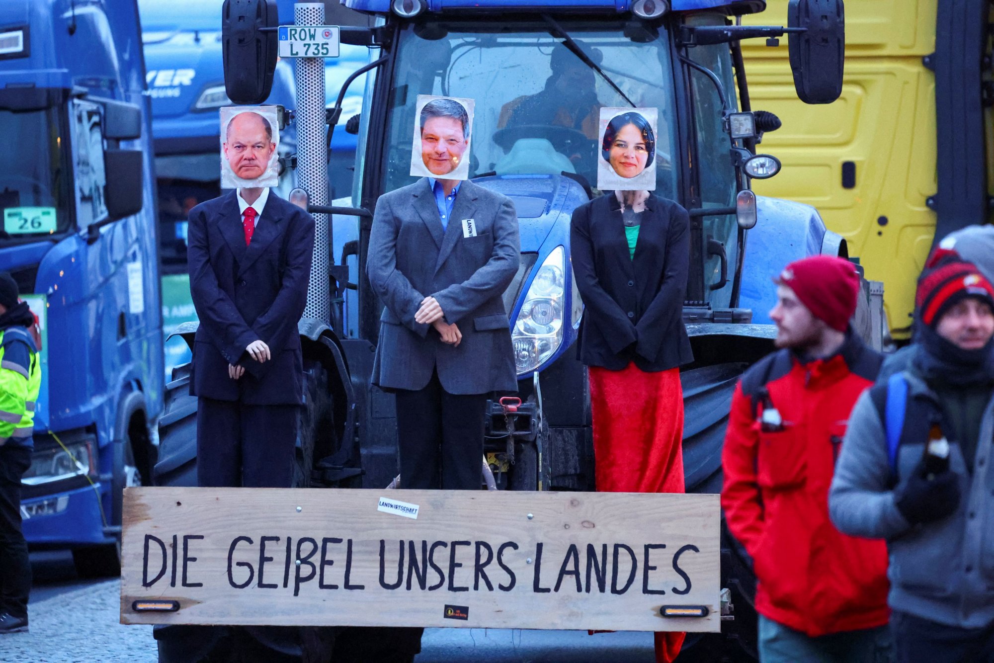 Σε «λειτουργία κρίσης» η Γερμανία εξαιτίας των διαδηλώσεων των αγροτών