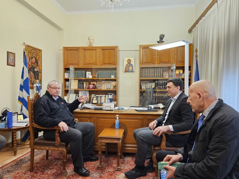 Τον περιφερειάρχη Ηπείρου επισκέφτηκε ο Βασίλης Κικίλιας