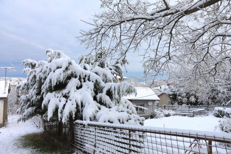 Καιρός: Τσουχτερό κρύο, με χιονοπτώσεις και καταιγίδες