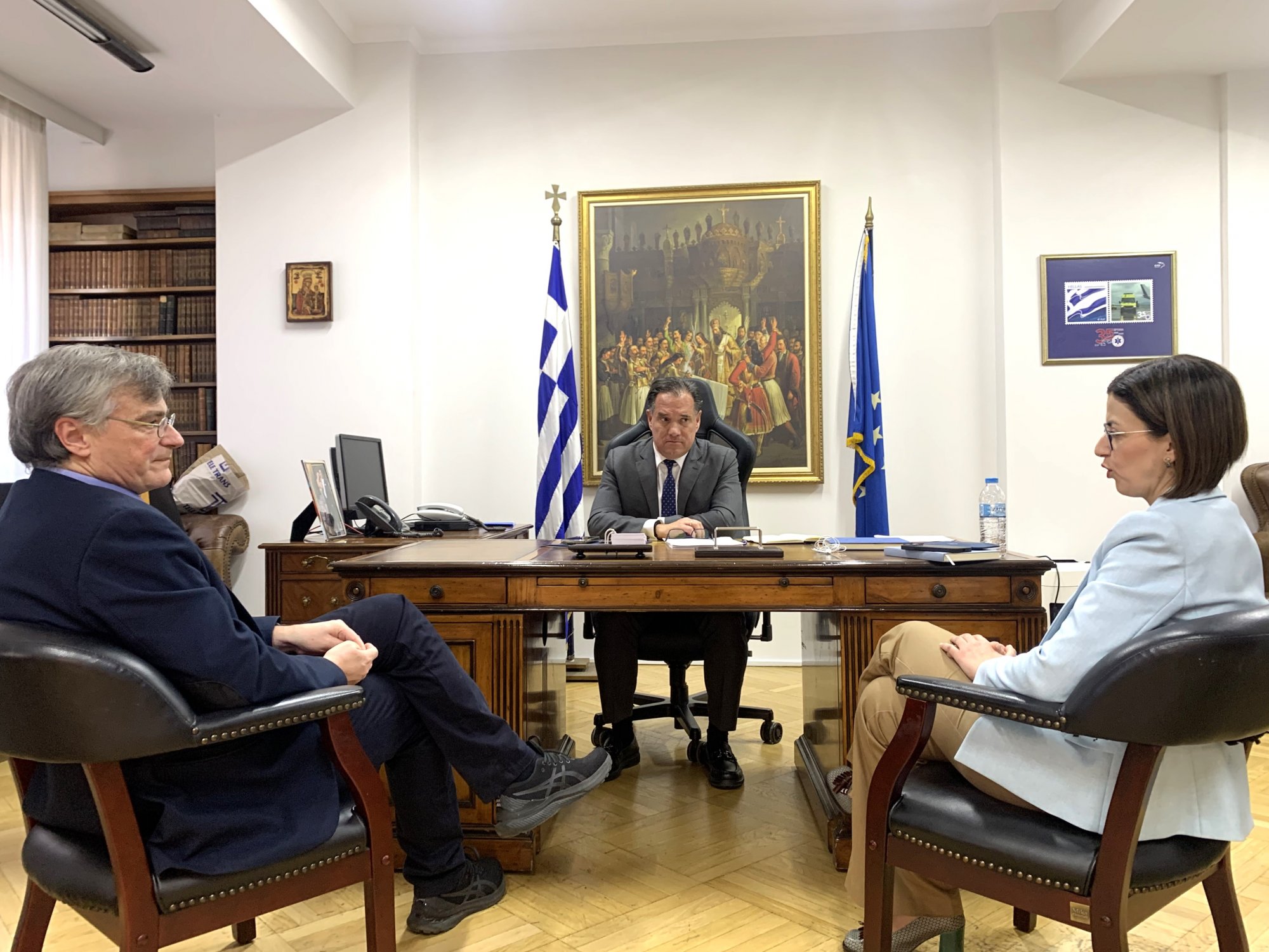 Τον Σωτήρη Τσιόδρα συνάντησε η νέα ηγεσία του υπουργείου Υγείας - Στο επίκεντρο ο κορονοϊός