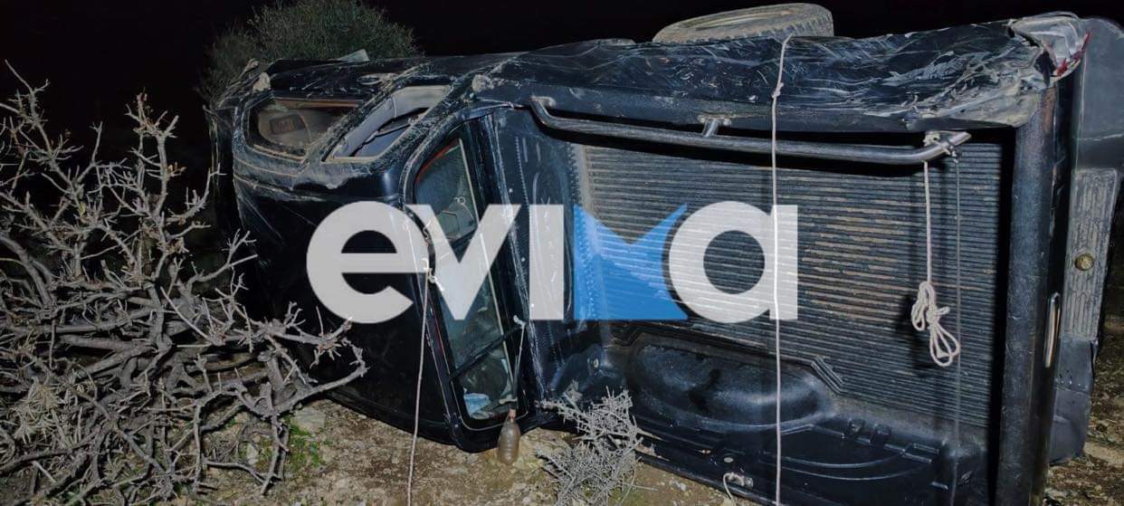 Τραγωδία στην Εύβοια: Αγροτικό έπεσε σε ρεματιά - Νεκρός ο οδηγός