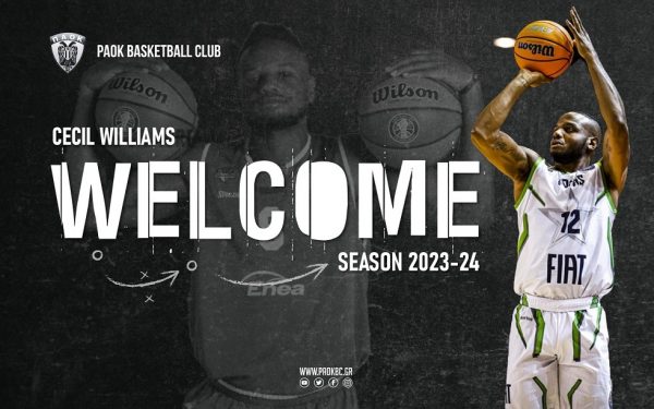 ΠΑΟΚ: Ανακοίνωσε τον Σέσιλ Γουίλιαμς για αντί-Μπελιάουσκας