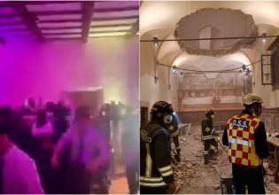 Τρόμος σε γαμήλιο πάρτι – Η στιγμή που οι καλεσμένοι βρέθηκαν στο… κενό ενώ χόρευαν