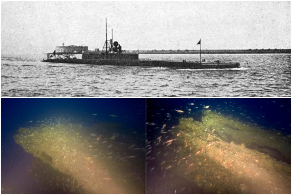 Δύτες βρήκαν «ατόφιο» Γαλλικό υποβρύχιο από τον Α’ ΠΠ στον Θερμαϊκό