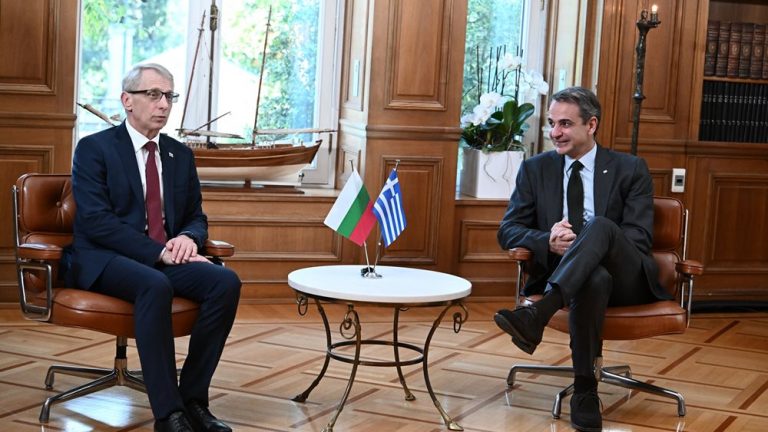 Ενέργεια και μεταφορές στο επίκεντρο της συνάντησης Μητσοτάκη – Βούλγαρου πρωθυπουργού