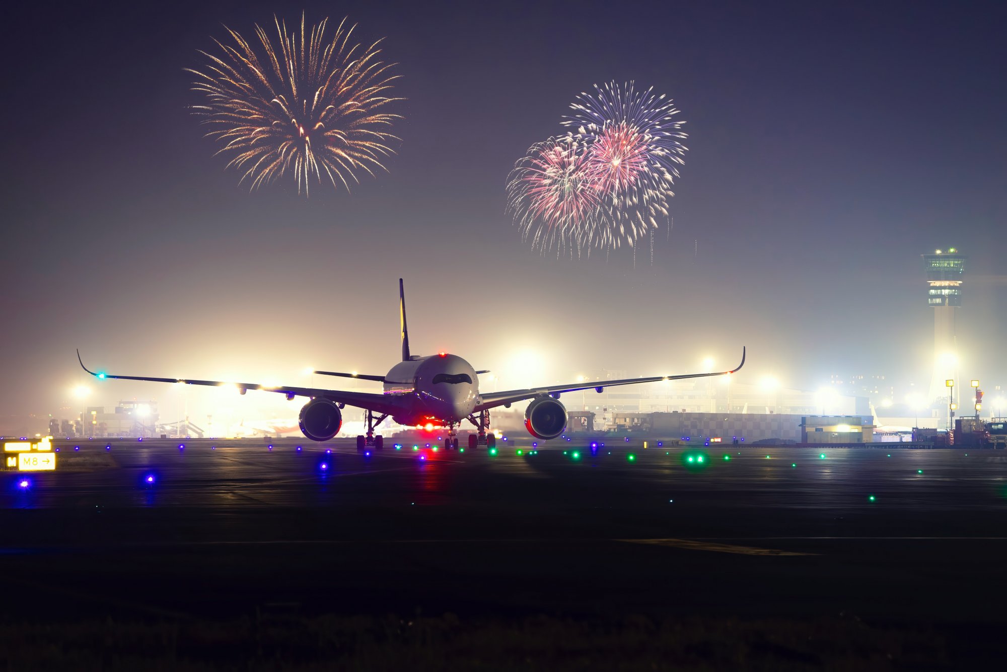 Αεροπλάνο καθυστέρησε το «ταξίδι στο χρόνο» με τους επιβάτες να χάνουν τη δεύτερη Πρωτοχρονιά