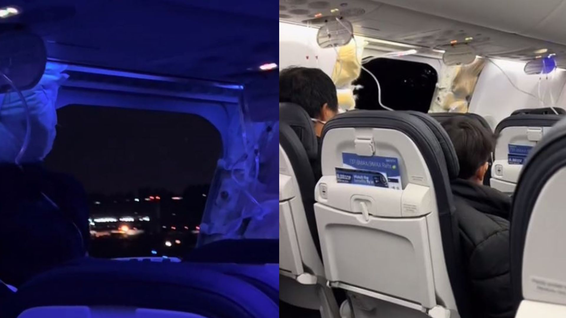 ΗΠΑ: TikToker κατέγραψε τον τρόμο στον αέρα - Η στιγμή που αεροσκάφος προσγειώνεται με σπασμένο παράθυρο