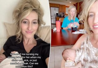 Influencer θηλάζει το μωρό της αδερφής της και διχάζει το TikTok