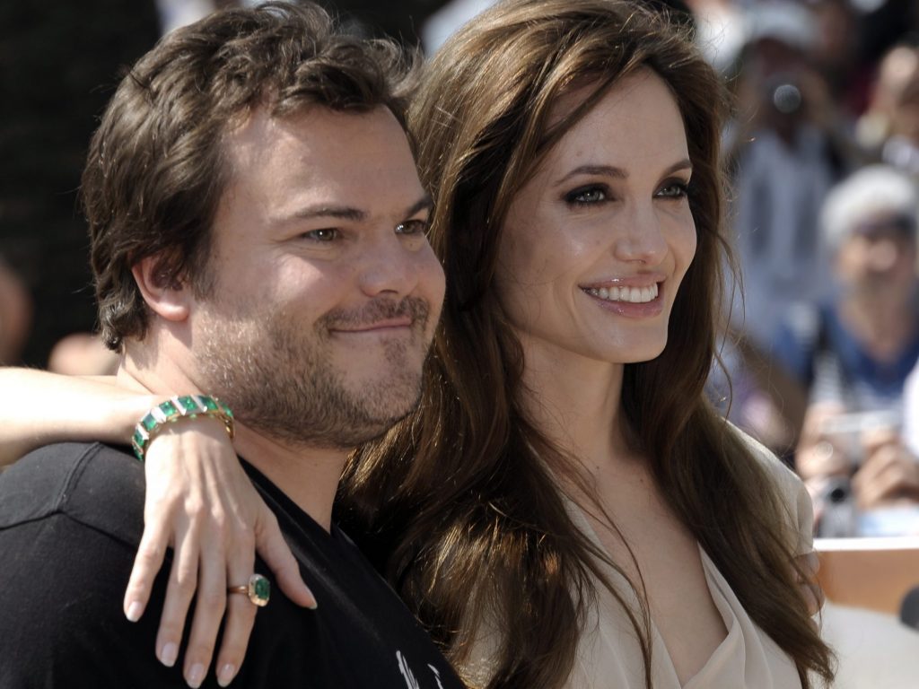 Ο Τζακ Μπλακ με τον Τζέισον Μομόα στην ταινία «Minecraft»