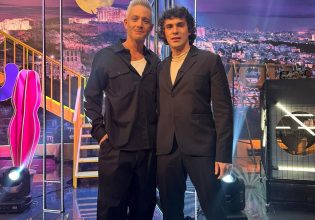 Ο Δημήτρης Καπουράνης στο «Night Out» με τον Θεοχάρη Ιωαννίδη