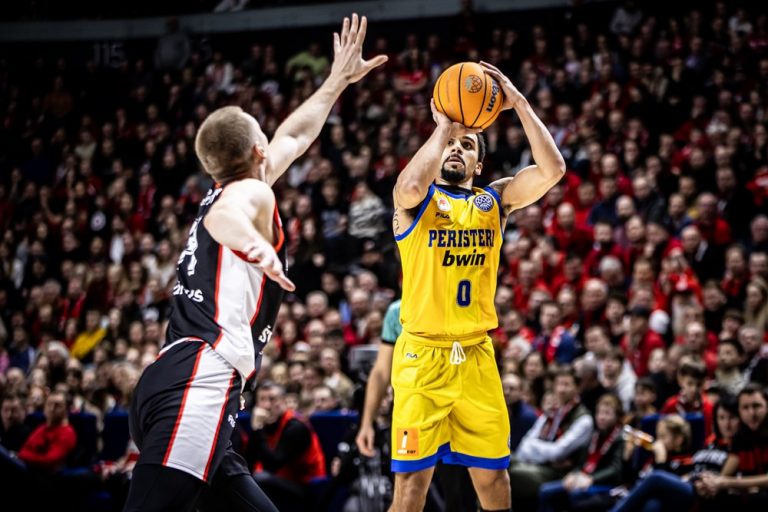 Ρίτας – Περιστέρι 92-110: Σπουδαίο διπλό στο Βίλνιους και 1-0 για την ομάδα του Σπανούλη