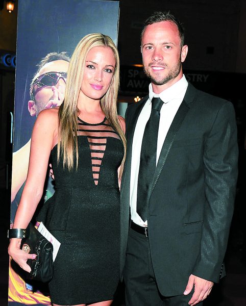 Ο Όκαρ Πιστόριους με τη Ρίβα Στίνκαμπ