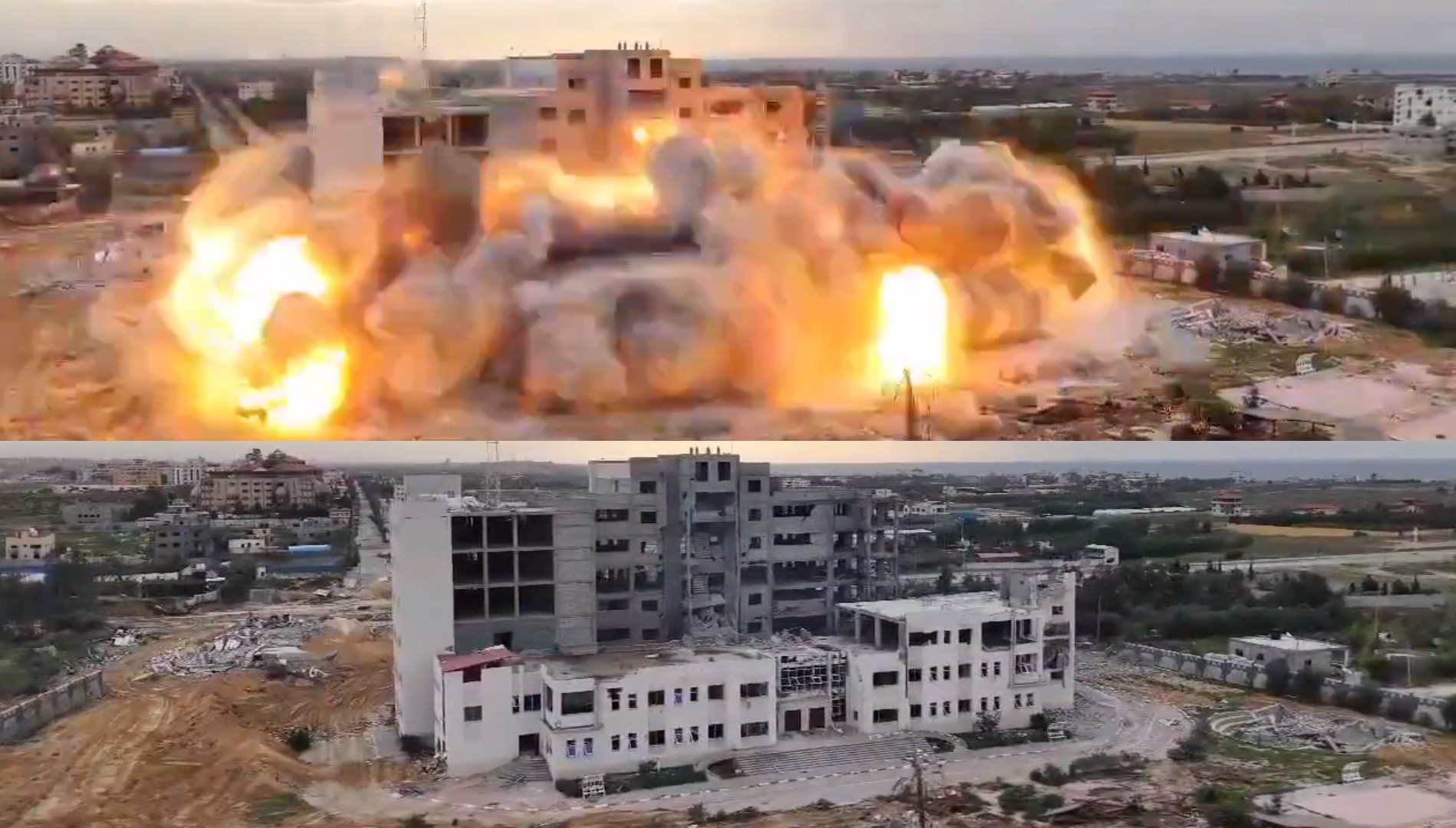 Γάζα: Καταστράφηκε πυροδοτώντας 315 νάρκες το τελευταίο πανεπιστήμιο της πόλης - Οι αντιδράσεις