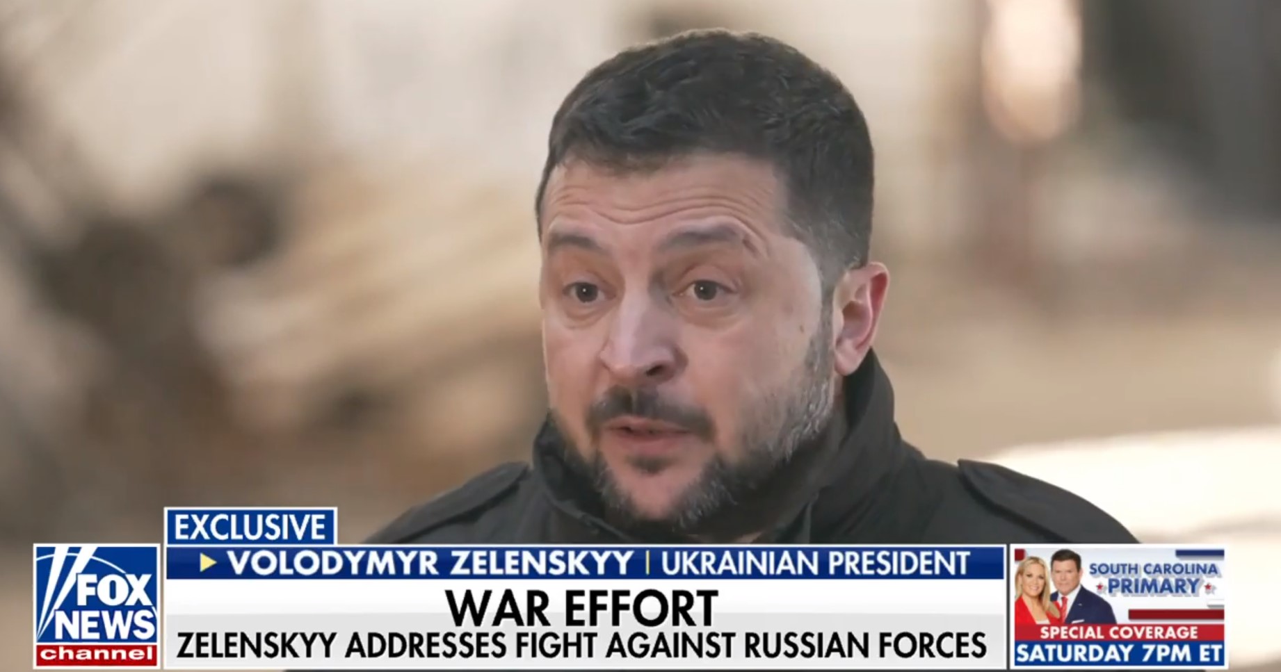 Πόλεμος στην Ουκρανία: Μέσω Fox News ο Ζελένσκι ζητά περαιτέρω στρατιωτική βοήθεια από τις ΗΠΑ