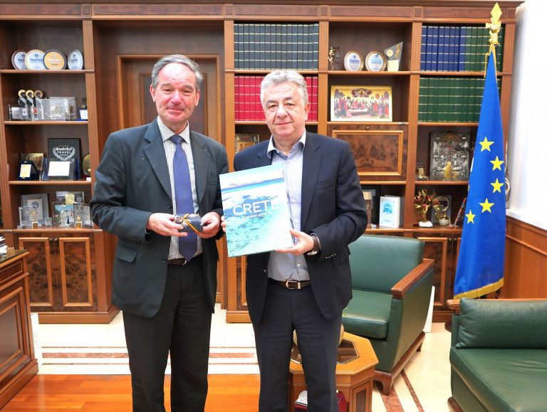Επίσκεψη του Πρέσβη του Βελγίου στον Περιφερειάρχη Κρήτης