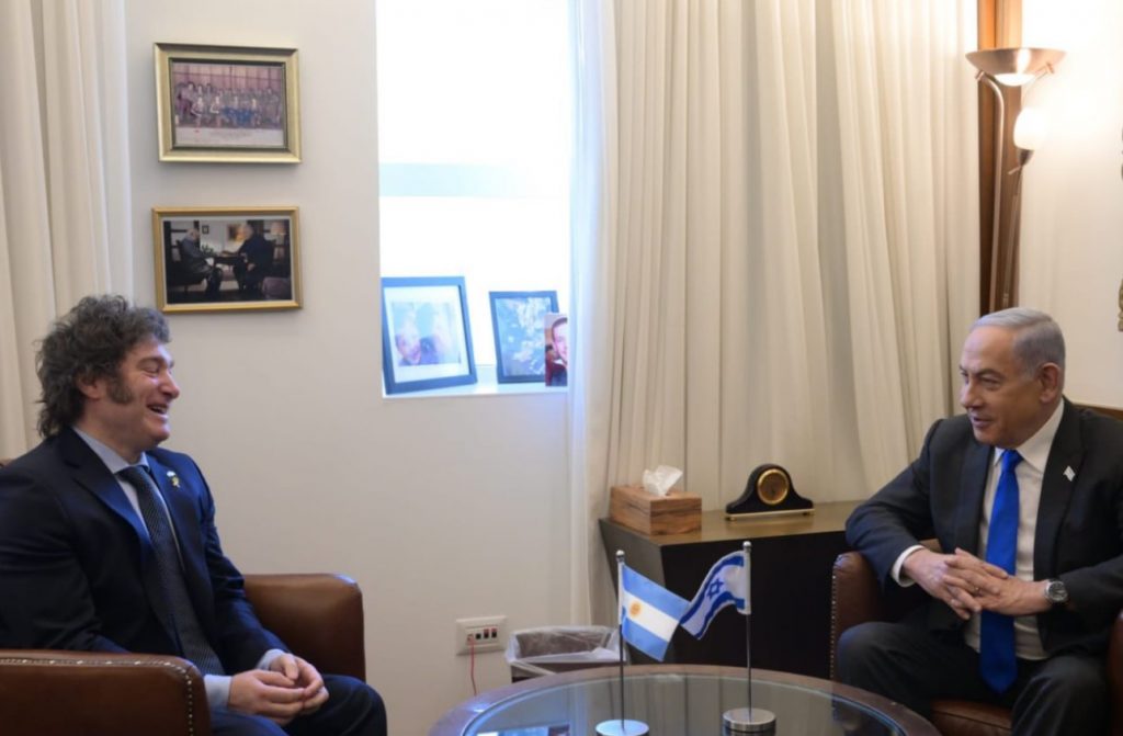 Ισραήλ: Συνάντηση Νετανιάχου – Μιλέι – Η Αργεντινή θα χαρακτηρίζει τη Χαμάς «τρομοκρατική οργάνωση»