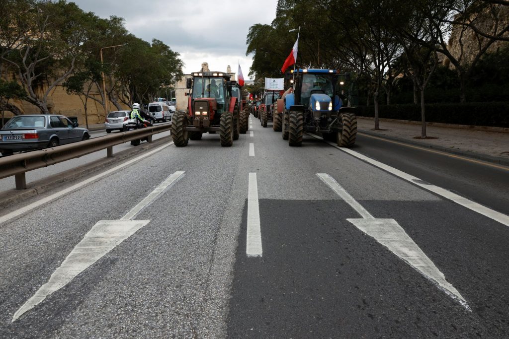 Οι αγρότες της Μάλτας διαμαρτυρήθηκαν για πρώτη φορά μετά το 1982