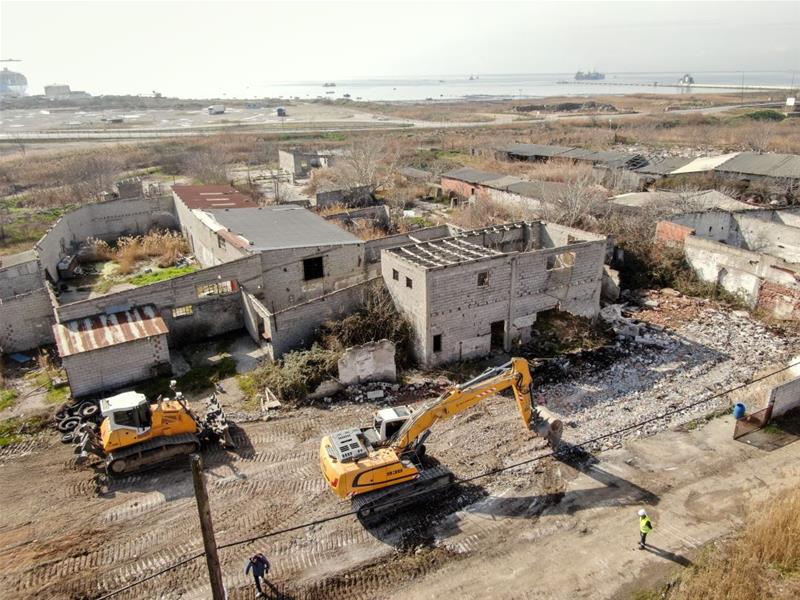 Κατεδαφίζονται κτίσματα των παλαιών βυρσοδεψείων της Θεσσαλονίκης