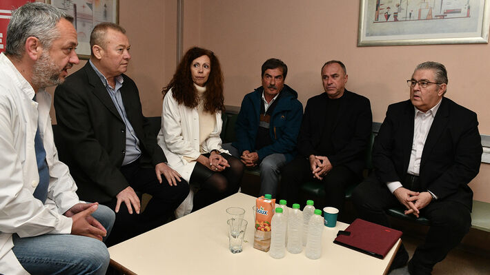 Κουτσούμπας: Να σταματήσει μαχαίρι η εμπορευματοποίηση και η ιδιωτικοποίηση υπηρεσιών των δημόσιων νοσοκομείων