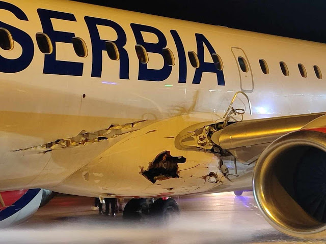 Σοβαρό ατύχημα με αεροπλάνο ελληνικής εταιρείας στο αεροδρόμιο του Βελιγραδίου