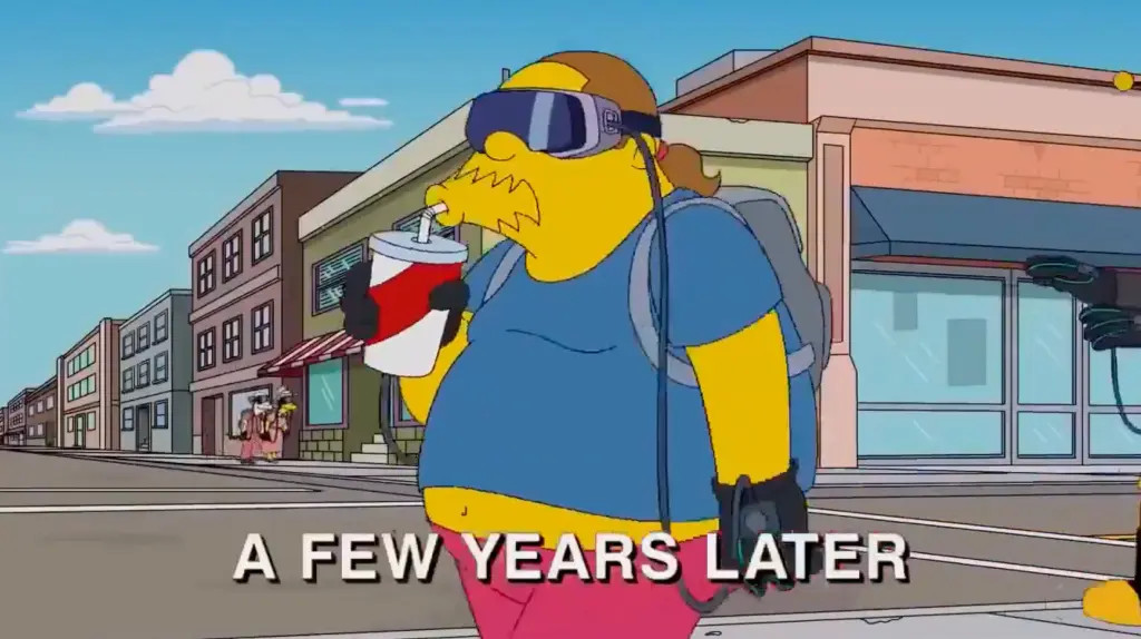 The Simpsons are back in the future – what they predicted about the Apple Vision Pro