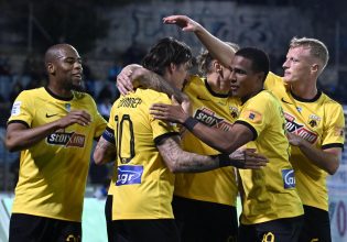 Λαμία – ΑΕΚ 1-3: Πέρασε και έμεινε πρώτη