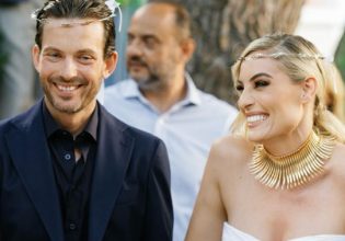 Ελεονώρα Μελέτη: Αδημοσίευτες φωτογραφίες από τον γάμο της με τον Θοδωρή Μαροσούλη