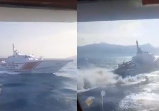 Βίντεο-ντοκουμέντο από τους επικίνδυνους ελιγμούς της τουρκικής ακταιωρού στα Ίμια