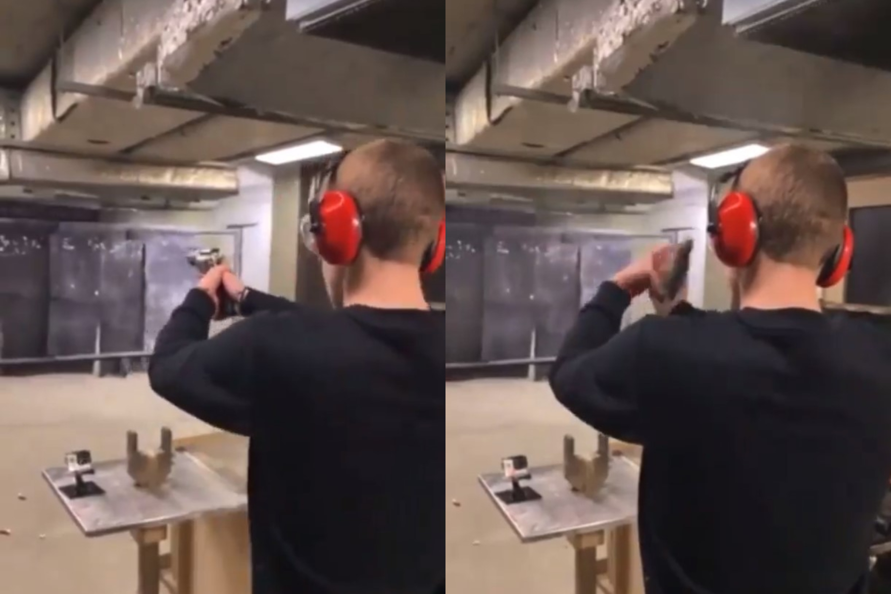 Νεαρός παρ’ ολίγον να αυτοπυροβοληθεί στο κεφάλι σε σκοπευτήριο – Δείτε το βίντεο