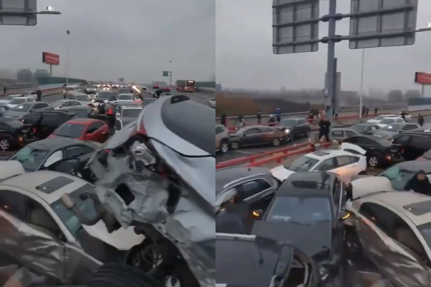 Κίνα: Καραμπόλα 100 οχημάτων σε μεγάλο αυτοκινητόδρομο - Εννέα τραυματίες